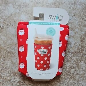 Swig Life Red Santa Insulated Cup Coolie